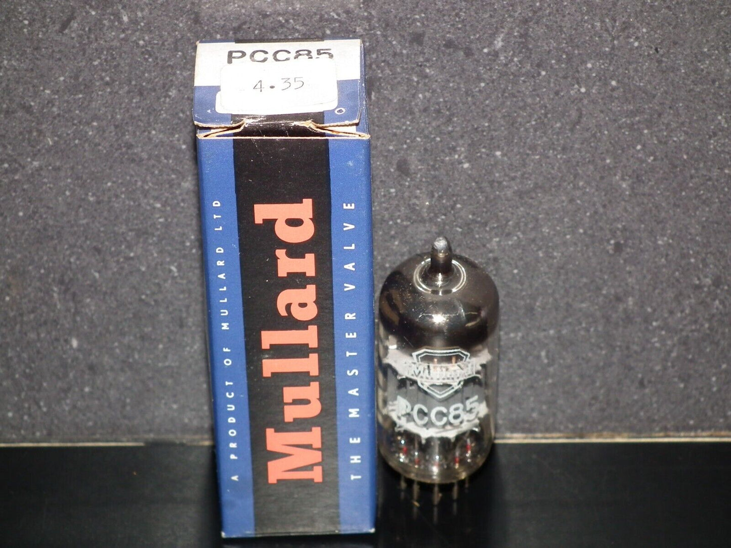 One tube (1pcs) PCC85 9AQ8 Mullard NOS NIB Old type early 70s