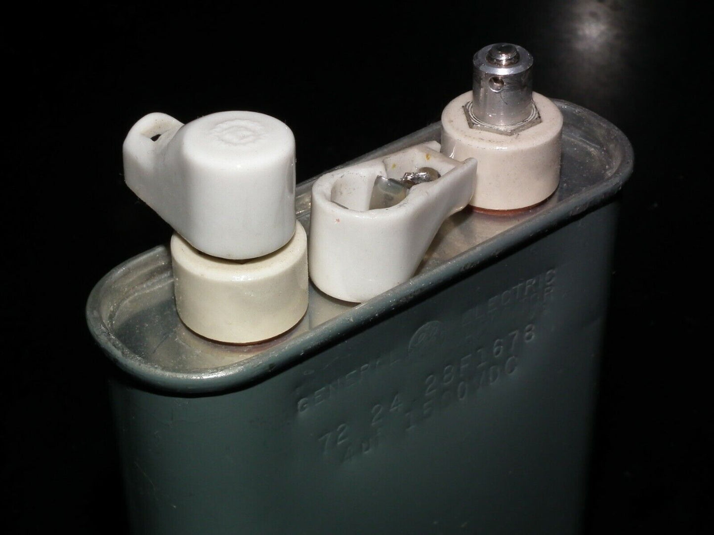 One vintage General Electric PIO capacitor 10uF 1500V DIY tube audio 10mfd 1.5KV