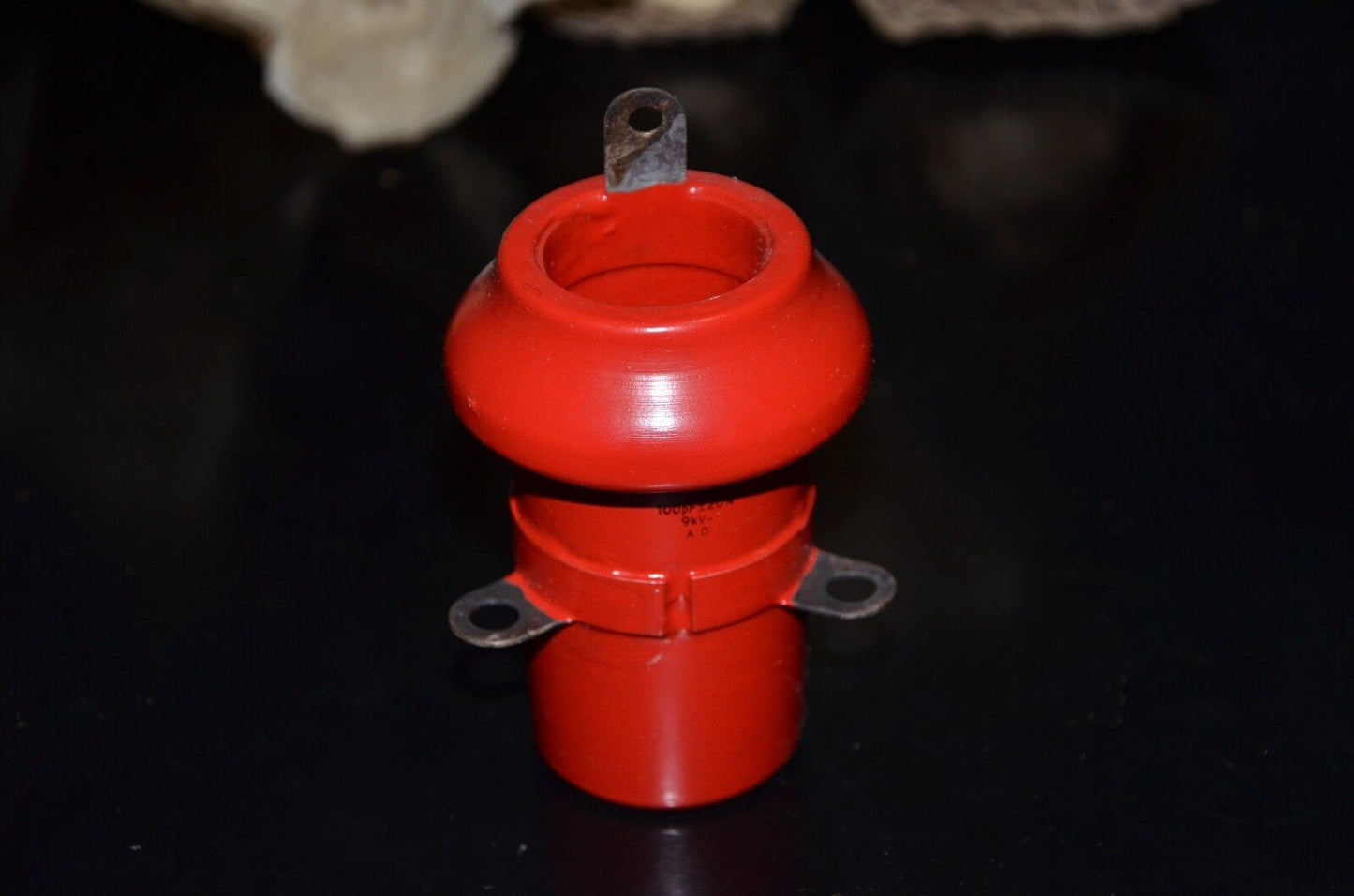 LCC France 100pF 9KV doorknob capacitor for professional broadcast & ham radio