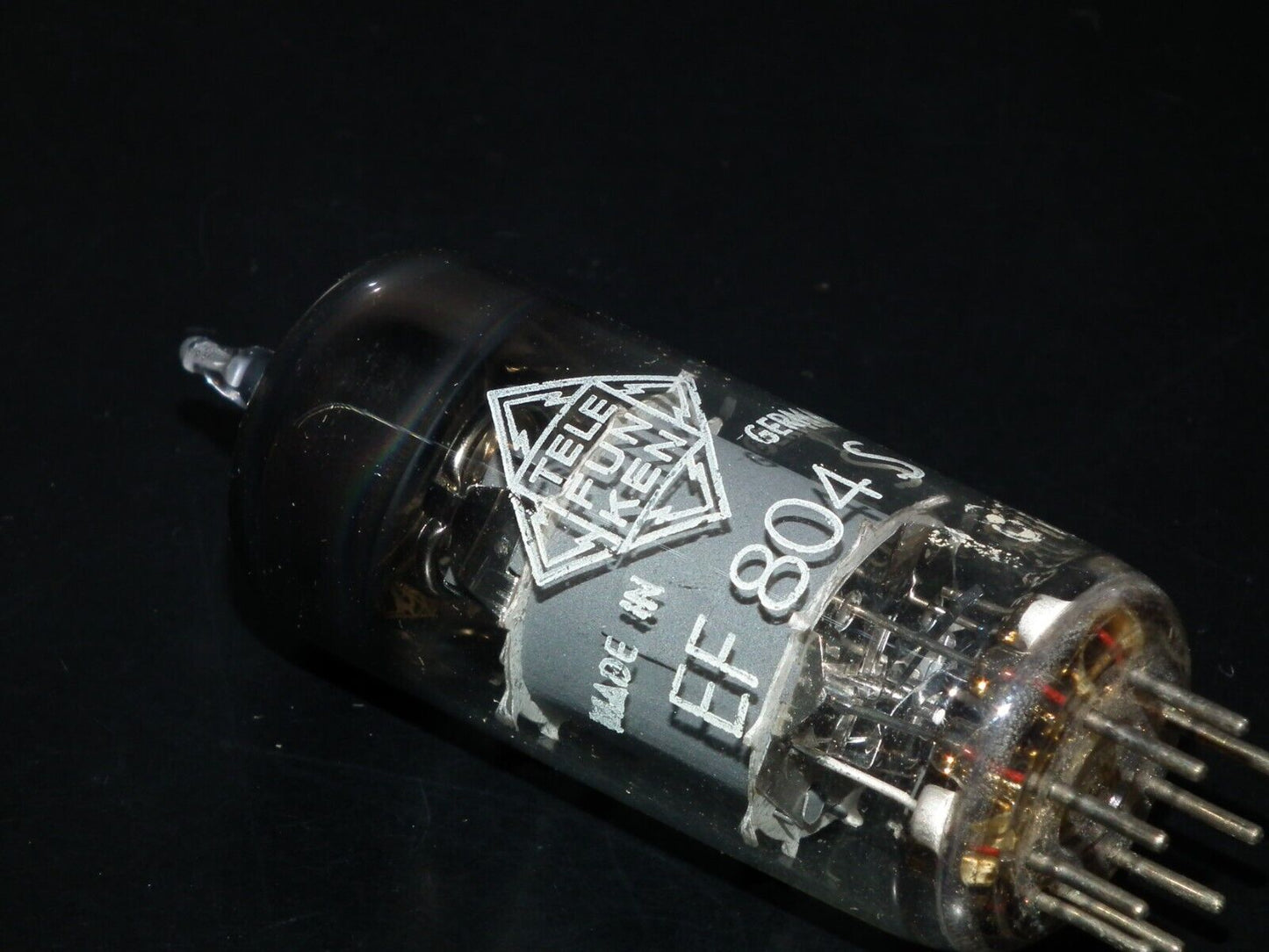 EF804S Telefunken NOS NIB Low Noise Microphone Pentode Diamond Bottom BW Box