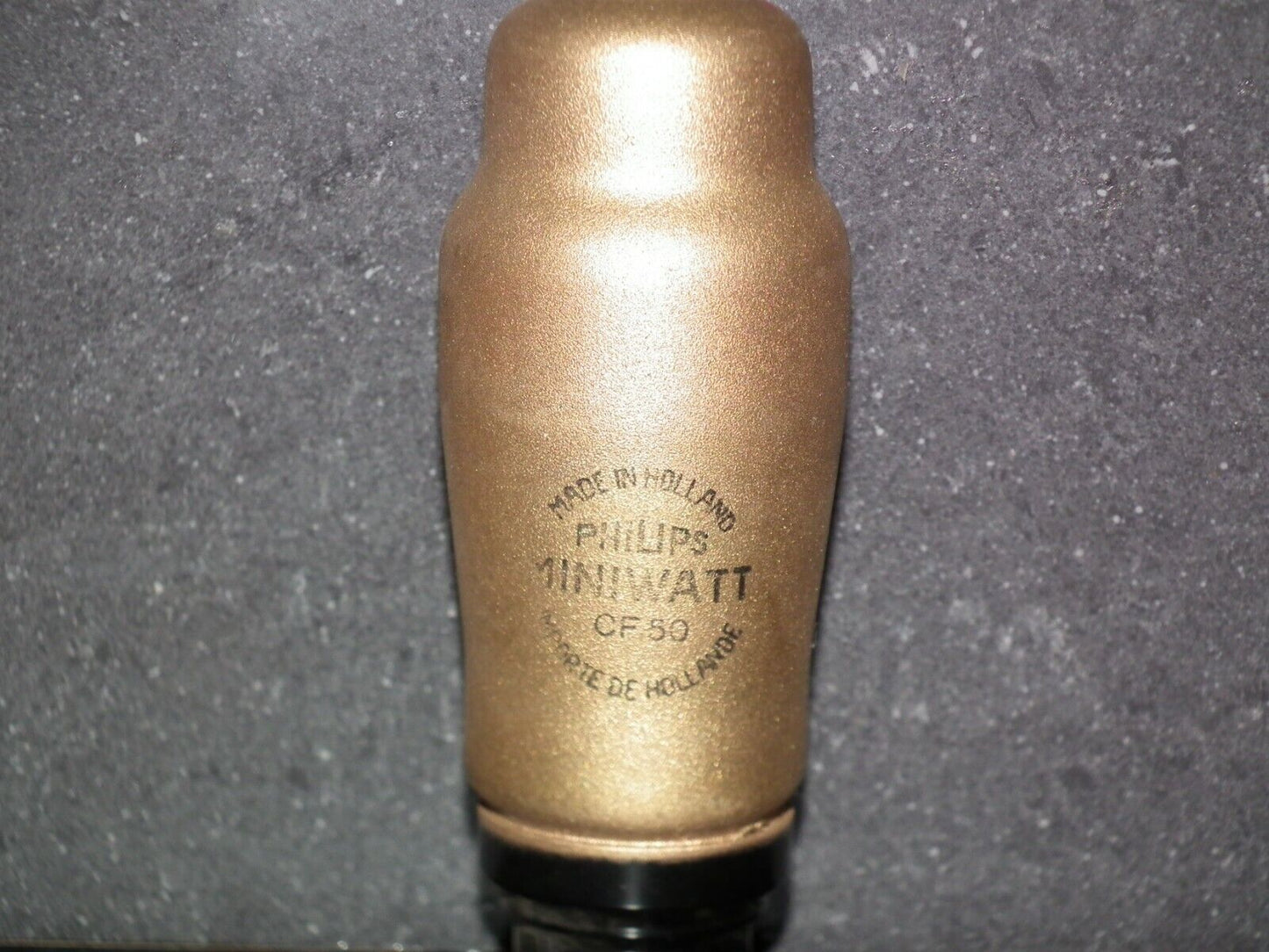 CF50 Philips NOS low noise gold coated microphone pre amplifier pentode, tested