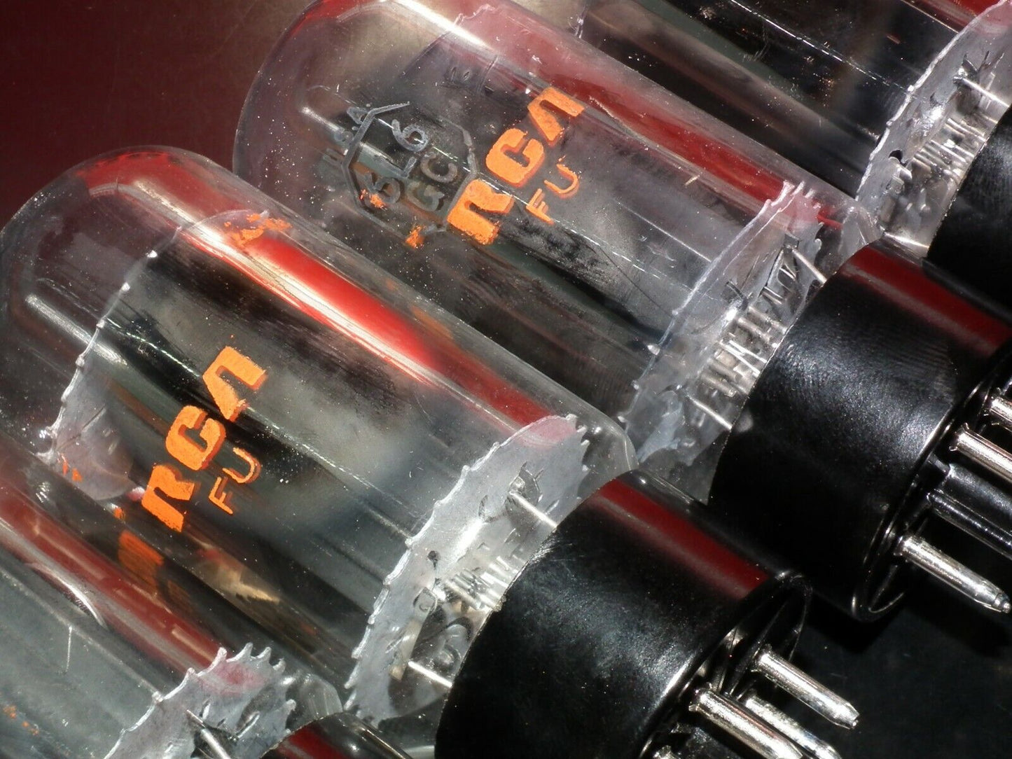 6L6GC RCA Platinum Matched Pair NOS NIB Holy Grail 6L6 Black Anodes