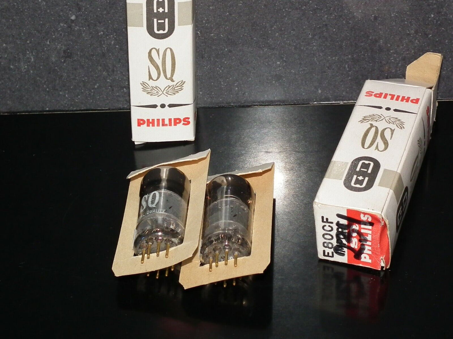 VALVO GERMANY E80CF 7643 for McIntosh MR-67 65B 71 Pinched Waist!!! Philips SQ