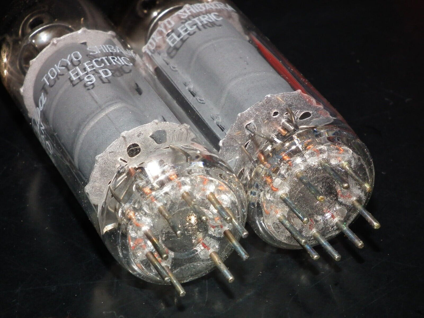EL84 6BQ5 Toshiba Japan - NOS NIB - platinum matched pair