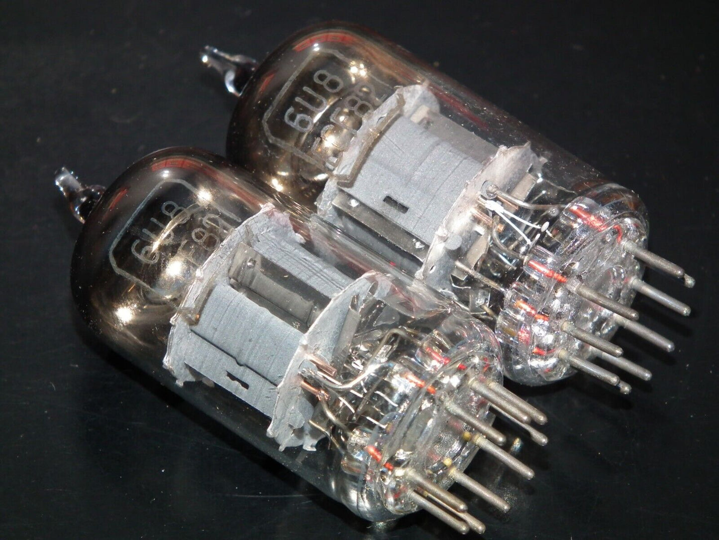 6U8 ATES ECF82 6GH8A Platinum matched pair NOS NIB (Dynaco, Scott, McIntosh)