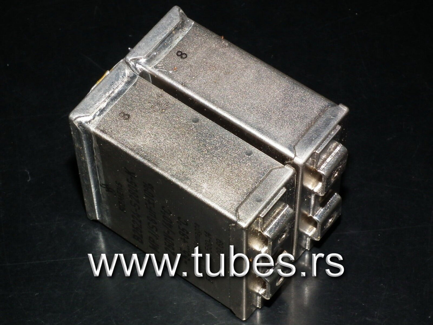 Two vintage Siemens PIO capacitors 8.0 uF / 250V Klangfilm tube audio