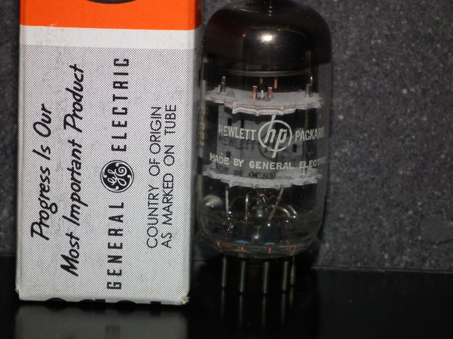 One 6201 GE 12AT7WB Rebranded HP tested 85% of NOS
