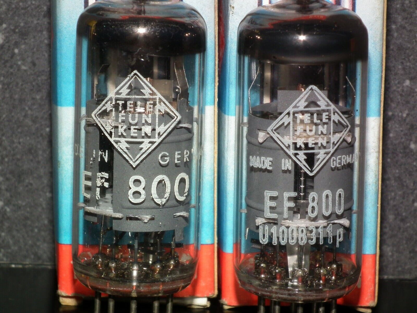 EF800 Telefunken NOS NIB Low Noise Diamond Bottom MIKTEK CV4 MK9 microphone