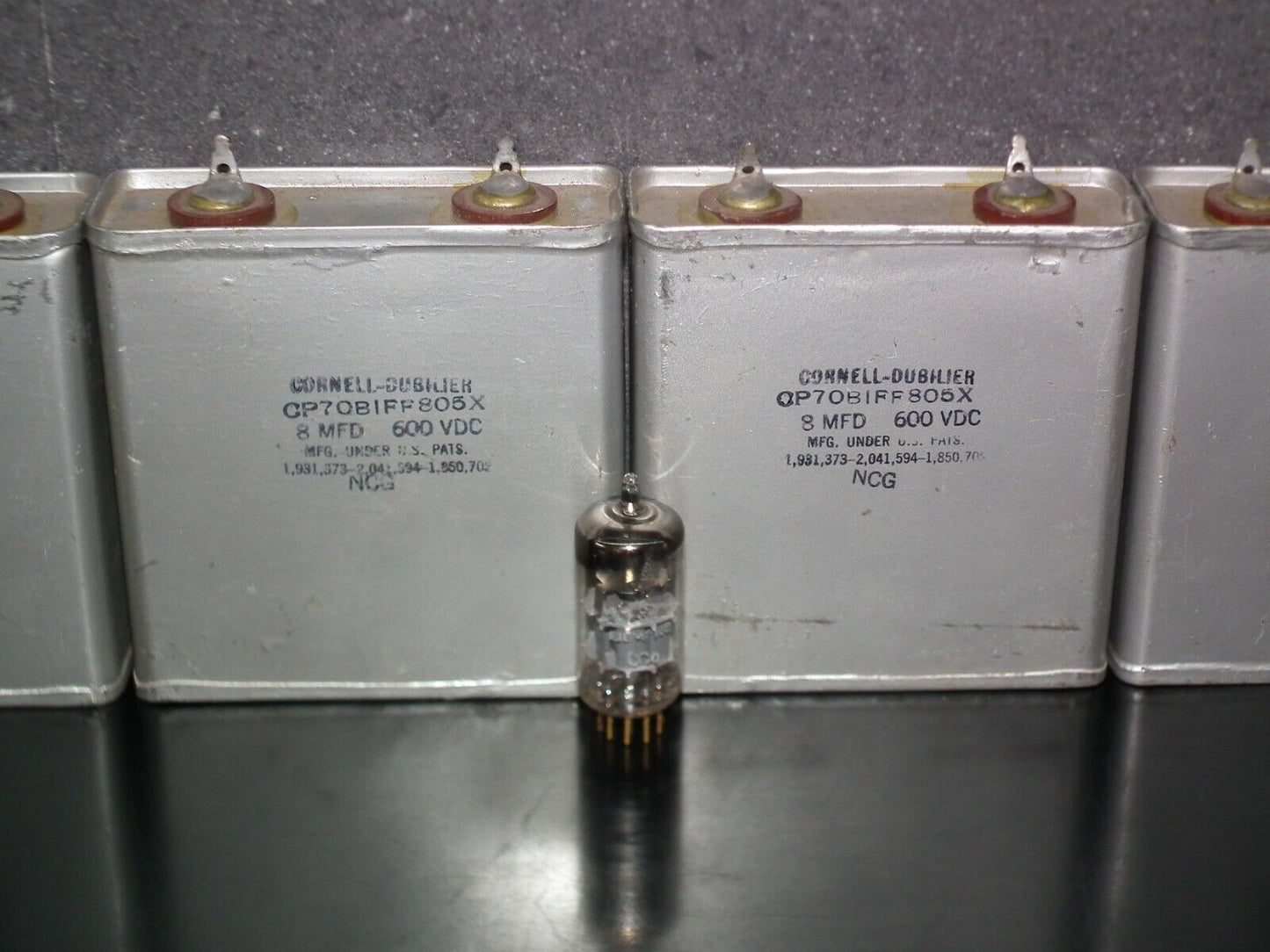 NOS PIO Capacitor 8mfd 8u 600V Cornell Dubilier made in 70s in the USA