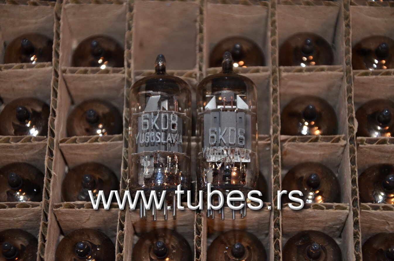 100 pcs 6KD8 ECF82 (6U8A) EI Yugoslavia for McIntosh MR65B MR67 6GH8A