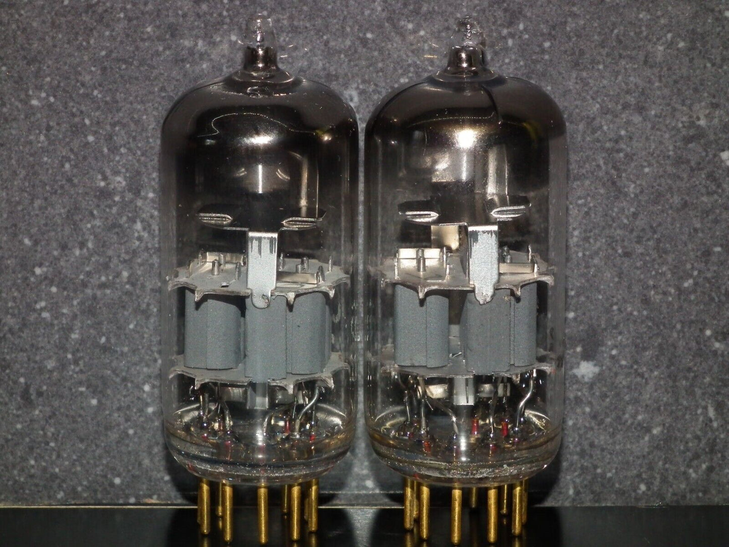 Platinum Matched Pair CCa Siemens E88CC ECC88 GRAY SHIELD Used Tested NOS 135%
