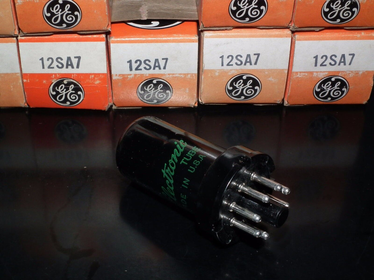 12SA7 General Electric NOS NIB Pentagrid Converter - Heptode