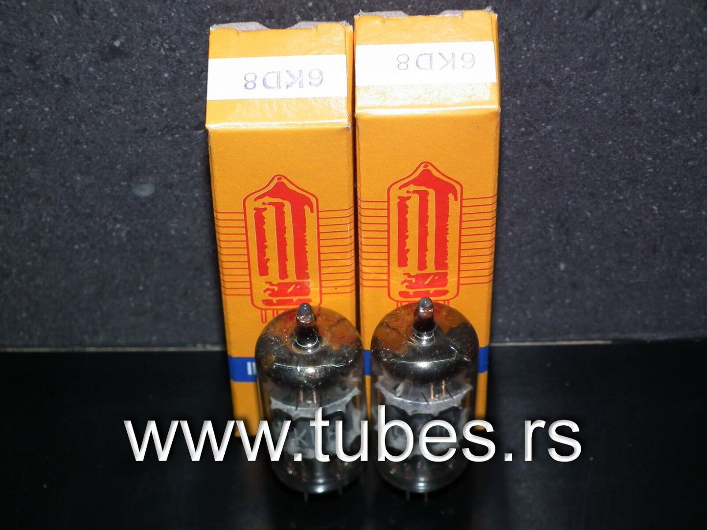 Two NOS 6KD8 ECF82 (6U8A) EI Yugoslavia Philips for McIntosh MR65B MR67