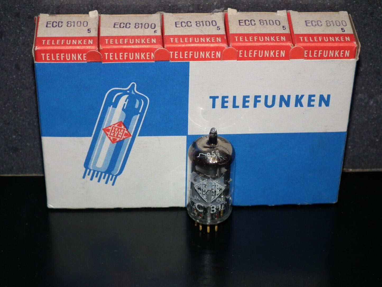 ECC8100 Telefunken NOS NIB Gold Pins Made by Siemens Munich West Germany