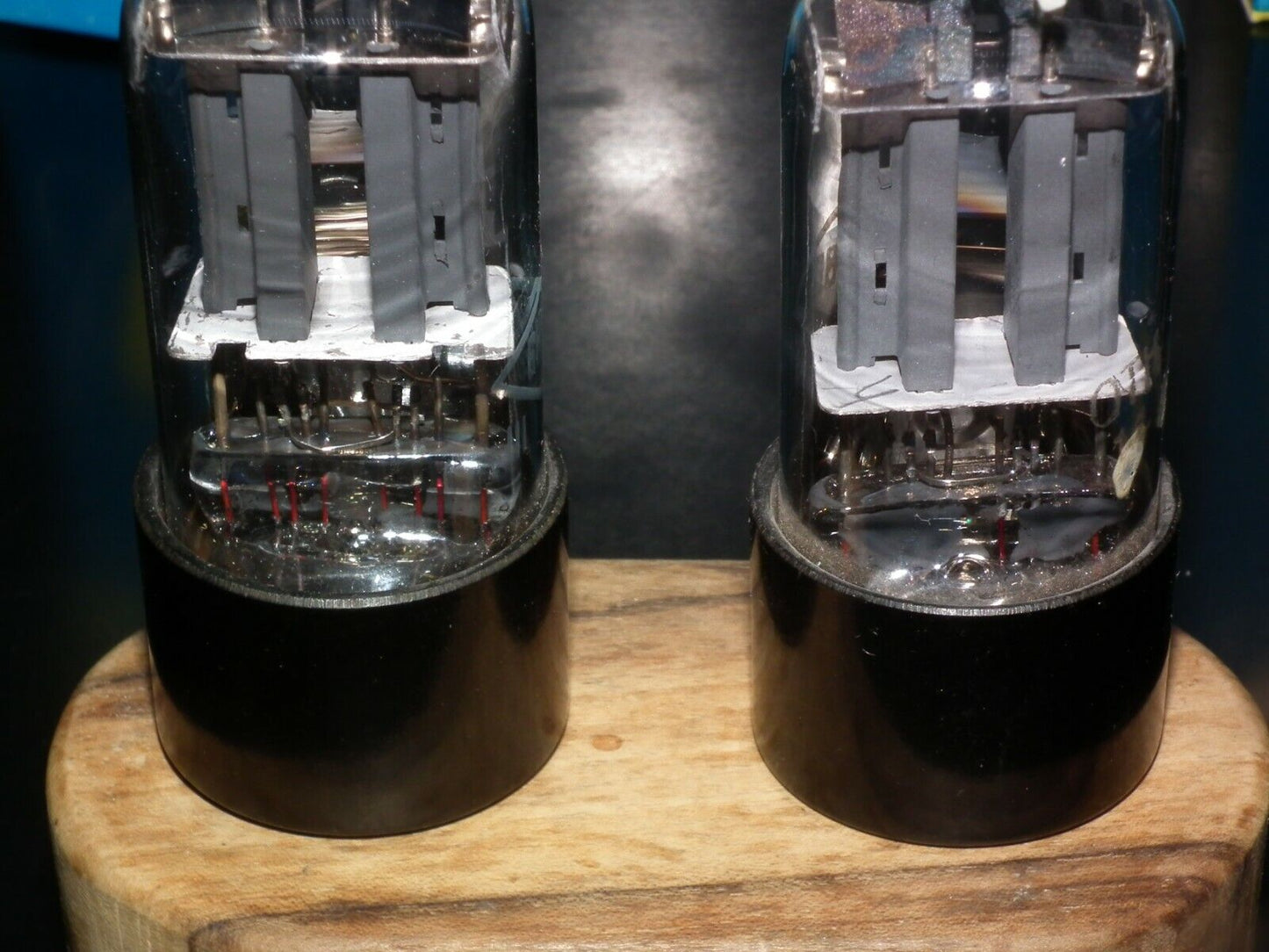 Platinum Matched Pair Foton 6SN7GT 6N8S NOS early 60s Tashkent Plant Great Sound