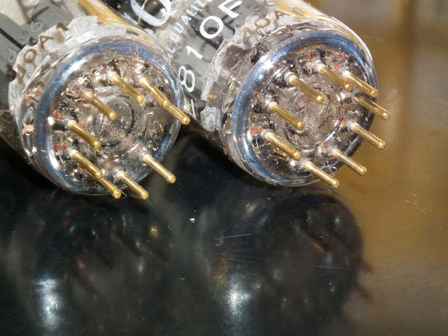 Matched Pair Philips E810F 7788 NOS NIB Gold pin Heerlen Holland 60s Low Noise