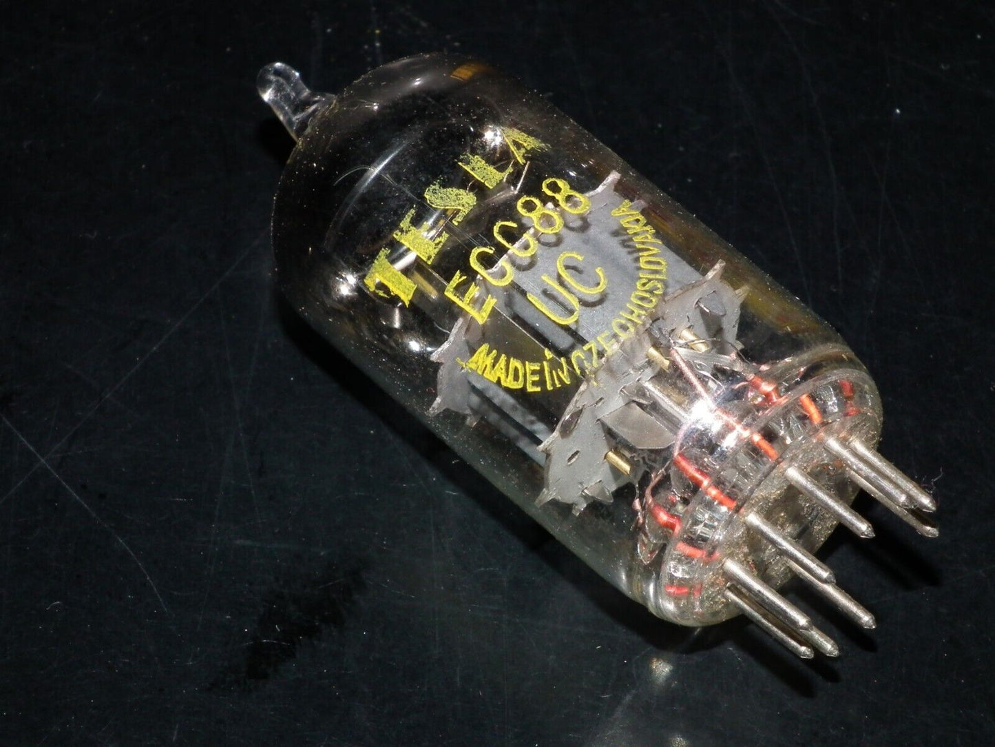 ECC88 Tesla 6DJ8 Czechoslovakia NOS NIB Tested 100% UC Code Czechoslovakia