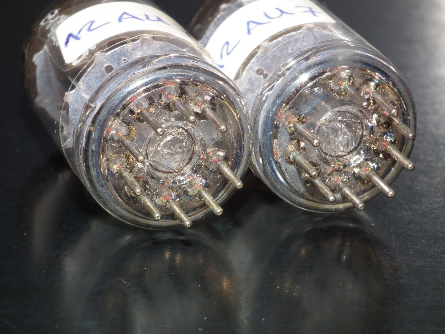Platinum Matched Pair 12AU7 Telefunken ECC82 Tested 80% Smooth Anodes DB