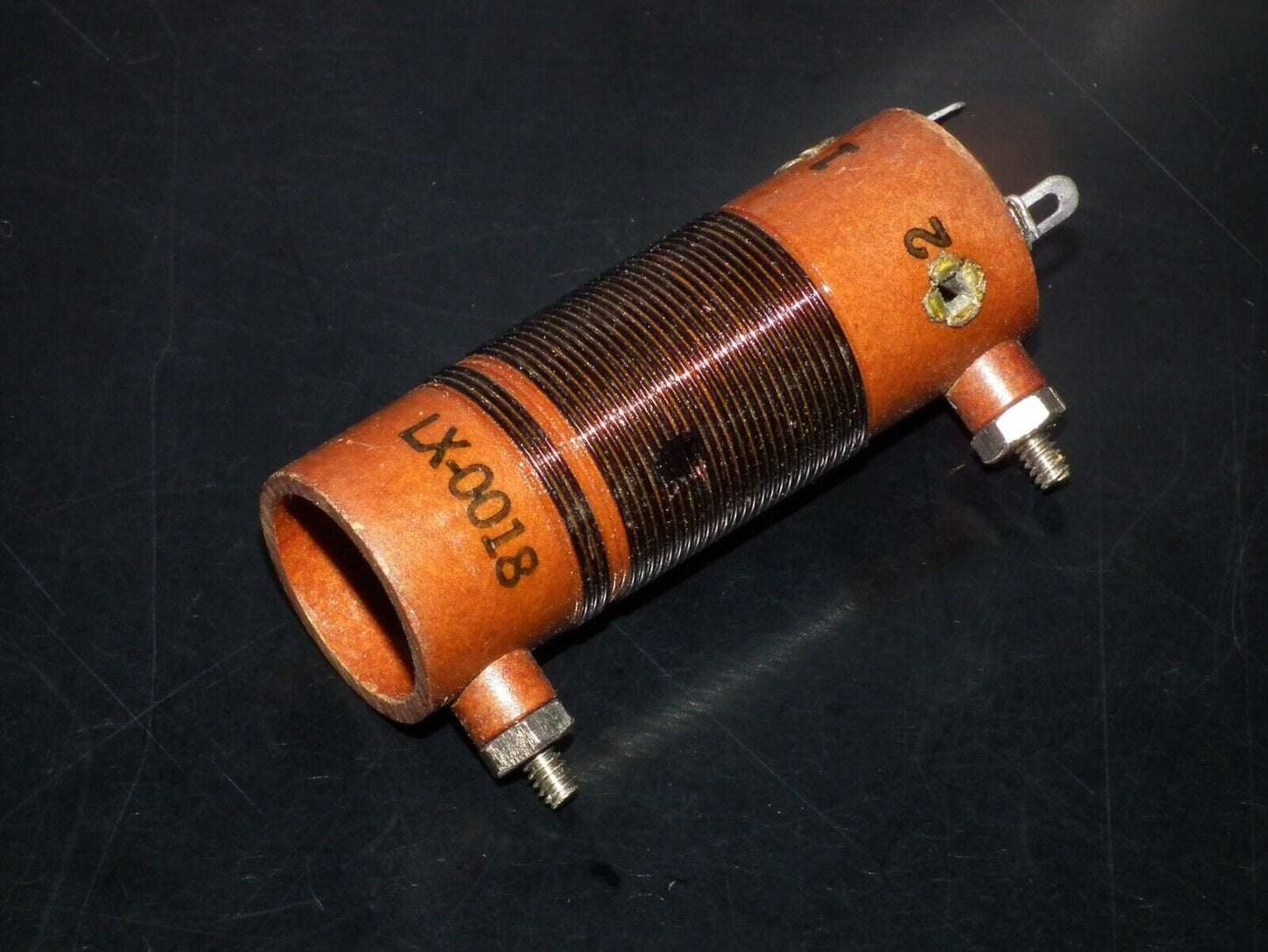 Vintage Ceramic Coil HF Radio AN/GRC-9 RT-77 “Angry Nine” LX-0018 coil