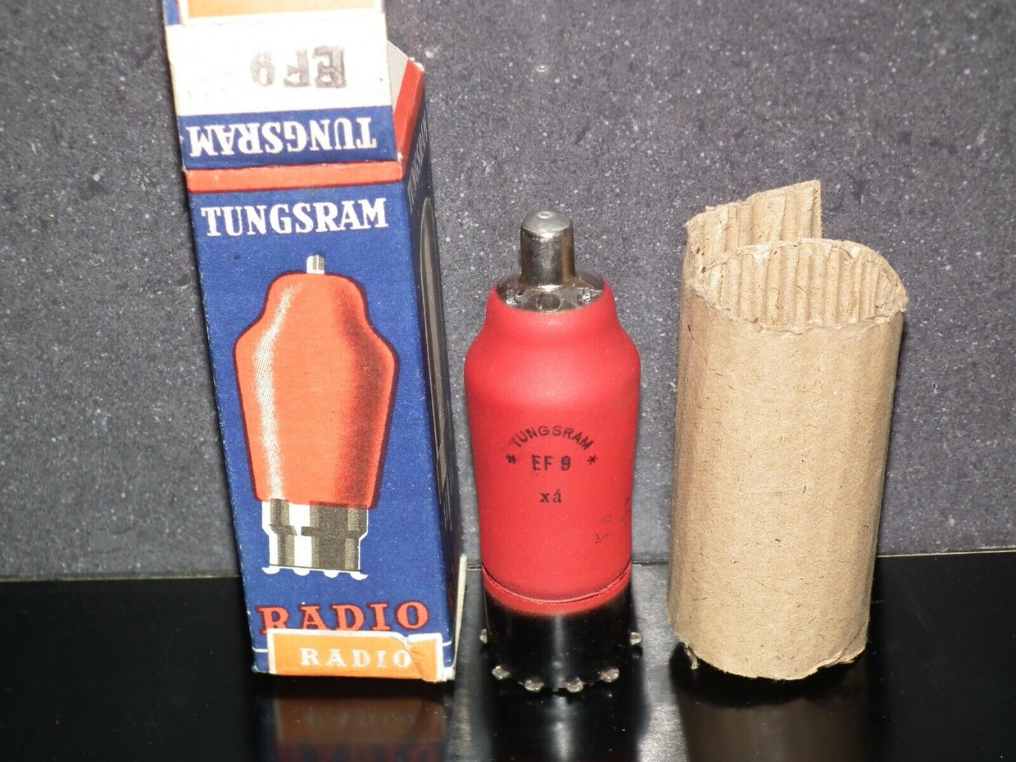 Tungsram EF9 NOS NIB - radio receiver tube - pentode