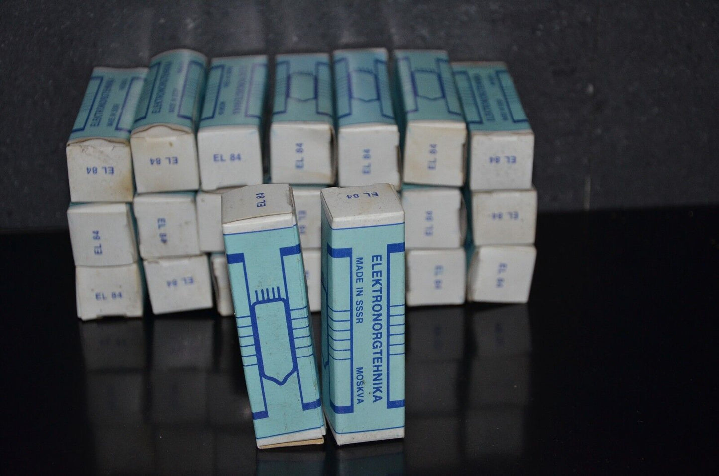 EL84 6BQ5 Elektronorg 6P14P-EV NOS platinum matched quad Reflektor for EXPORT 70