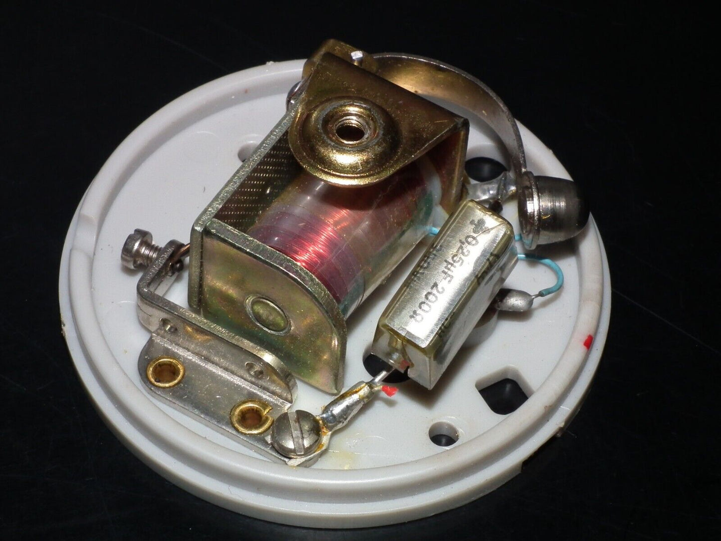 Vintage Telephone Bell Ringer LM Ericsson KLD1301 3VDC 6VAC Made in Sweden