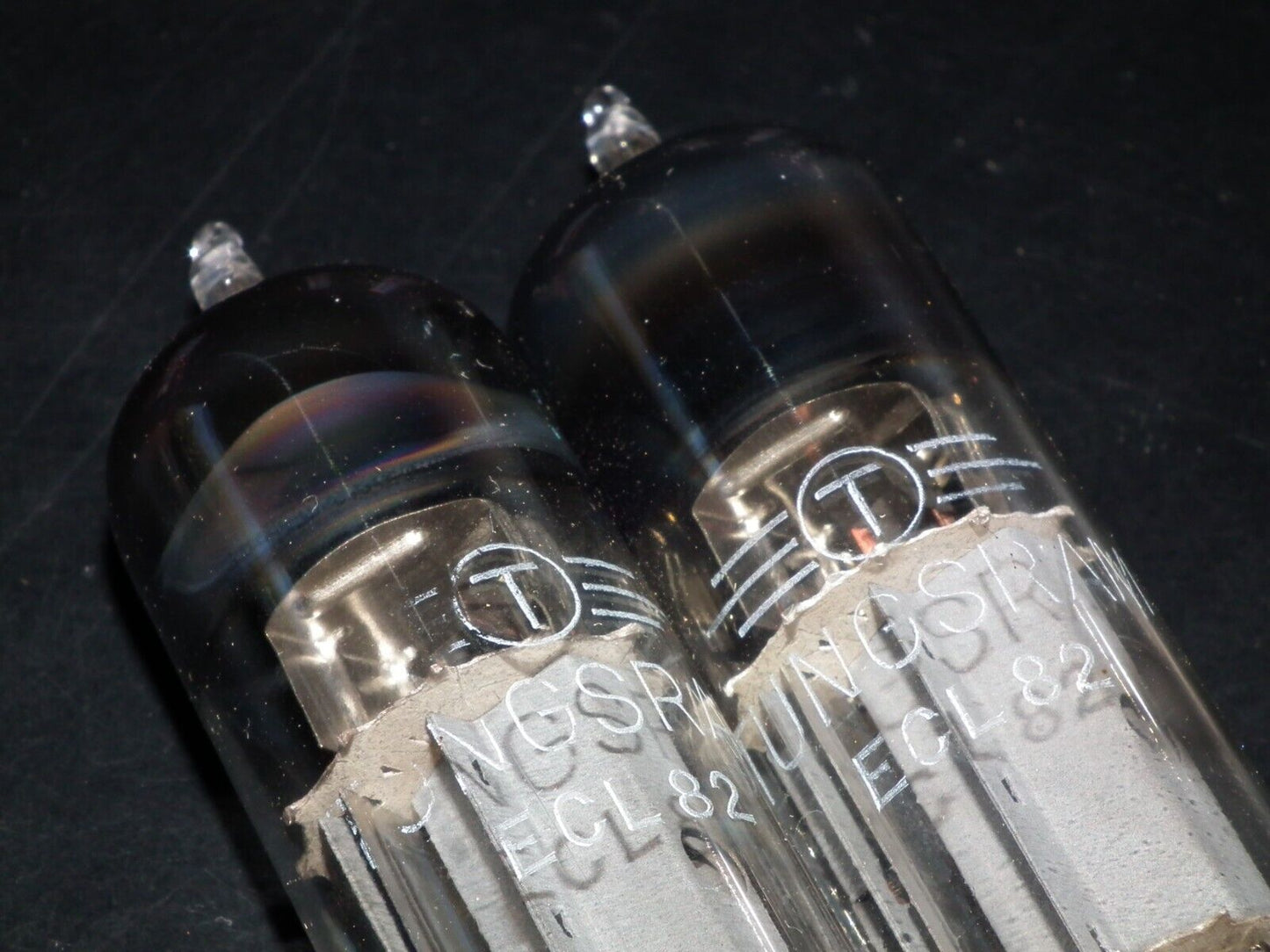 Platinum Matched Pair ECL82 Tungsram 6BM8 NOS Foil Getter