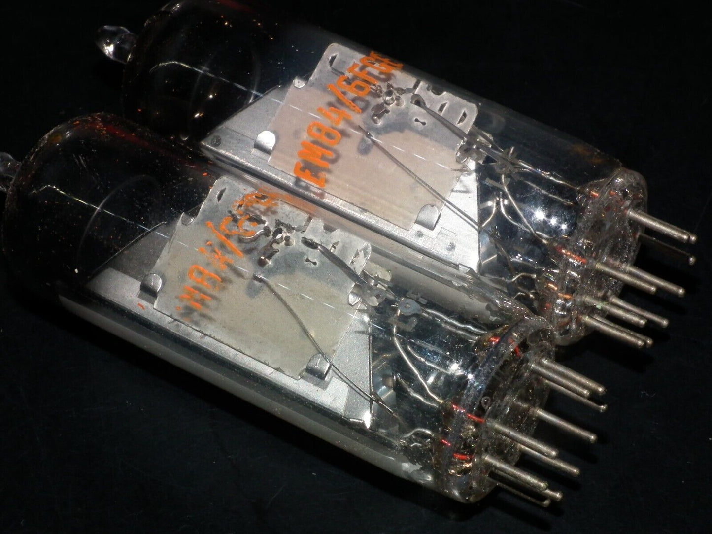 One (1 pcs) EM84 RCA 6FG6 NOS NIB Tuning Indicator Tube Magic Eye