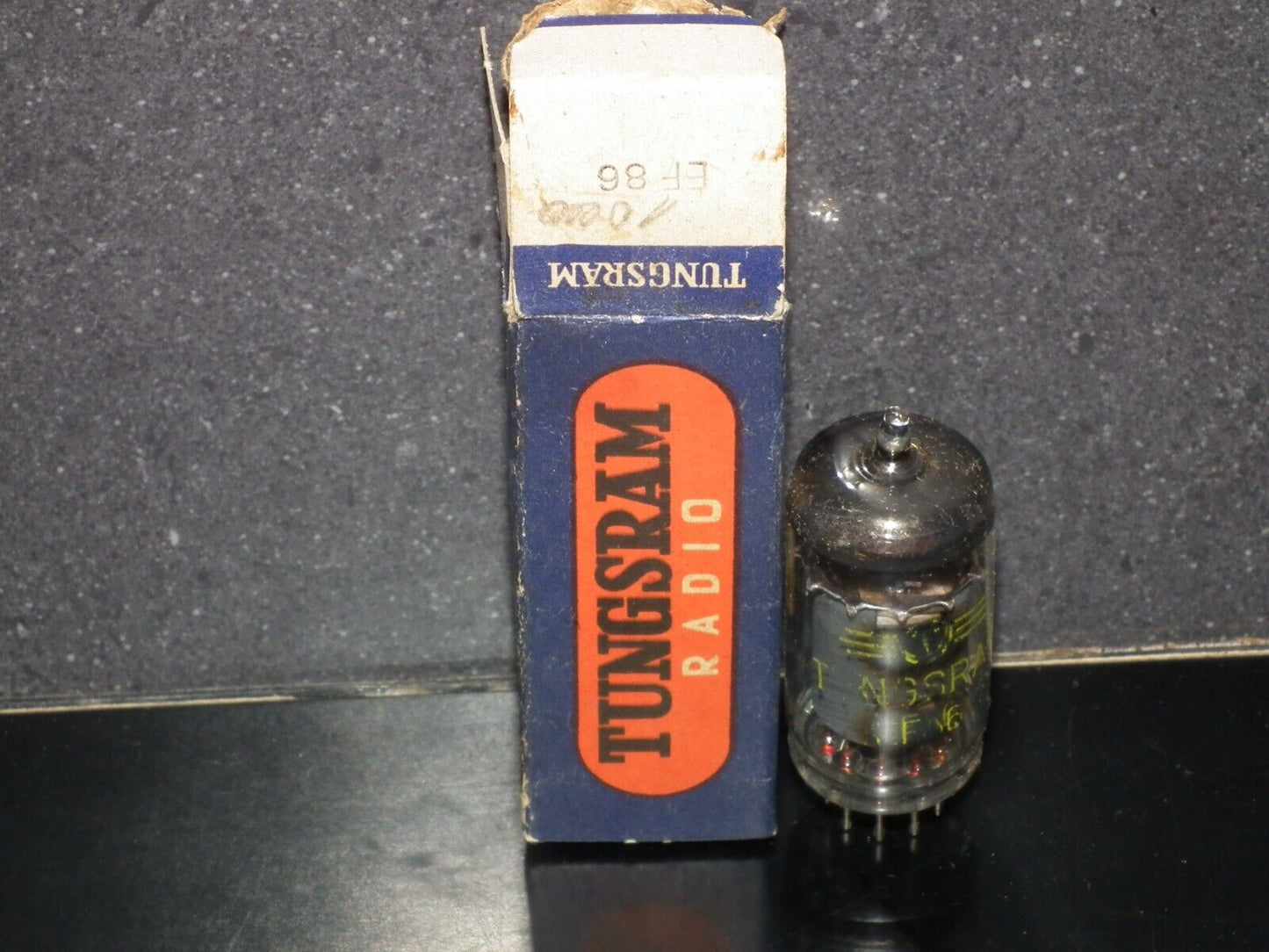 EF86 Tungsram 6267 CV4085 Austria RARE Single Mica No Microphonics Low Noise