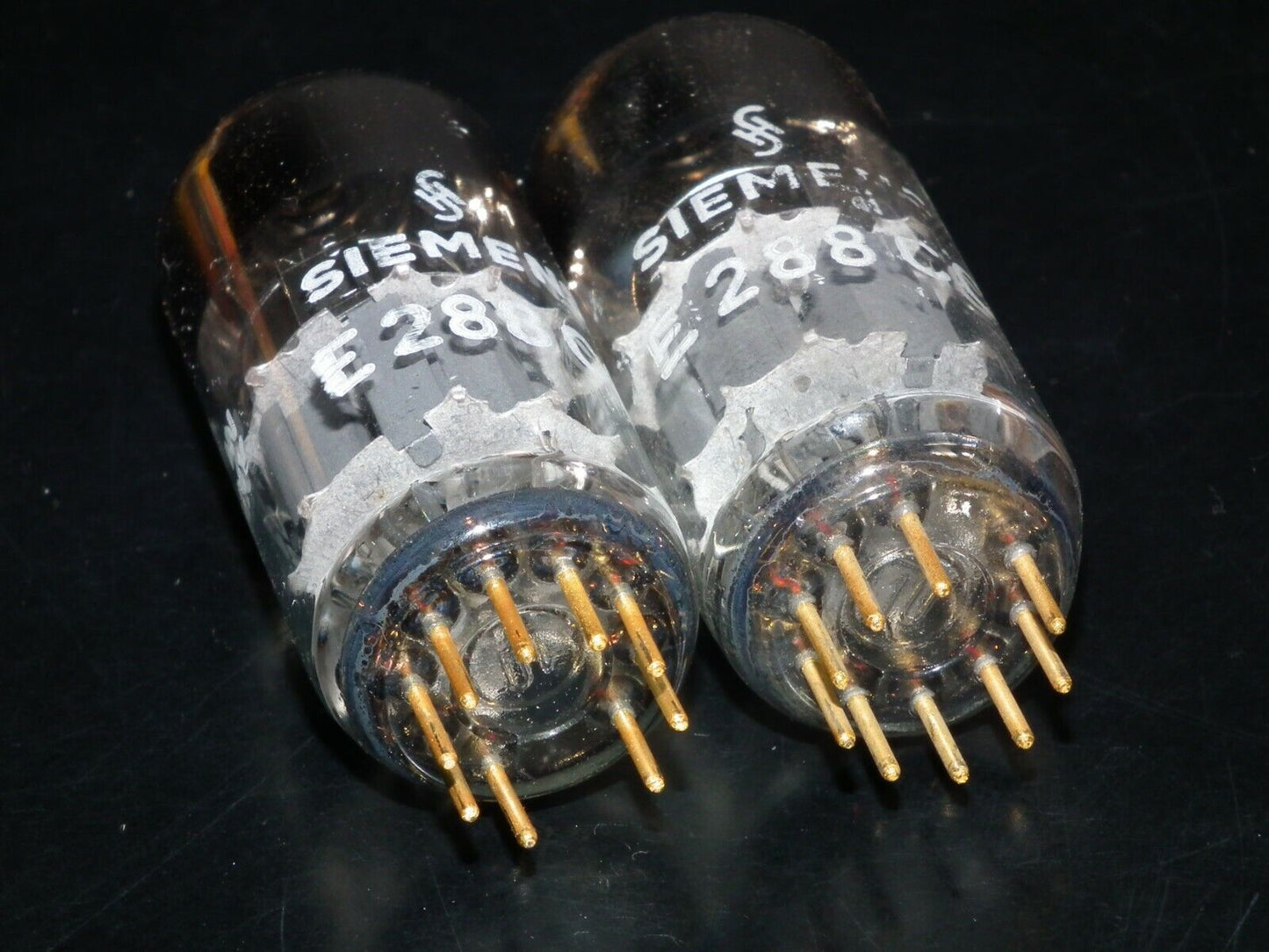 E288CC Siemens 8223 Platinum Matched Pair NOS NIB Munich Tube Plant