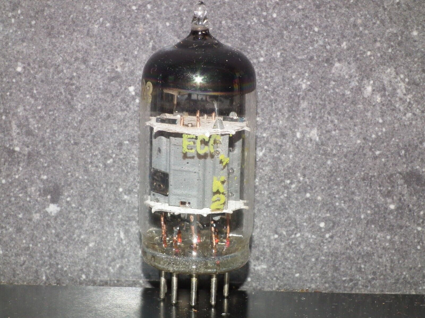 ECC83 Tungsram NOS NIB Ultra RARE Foil getter, welded plates tested 130% 1958