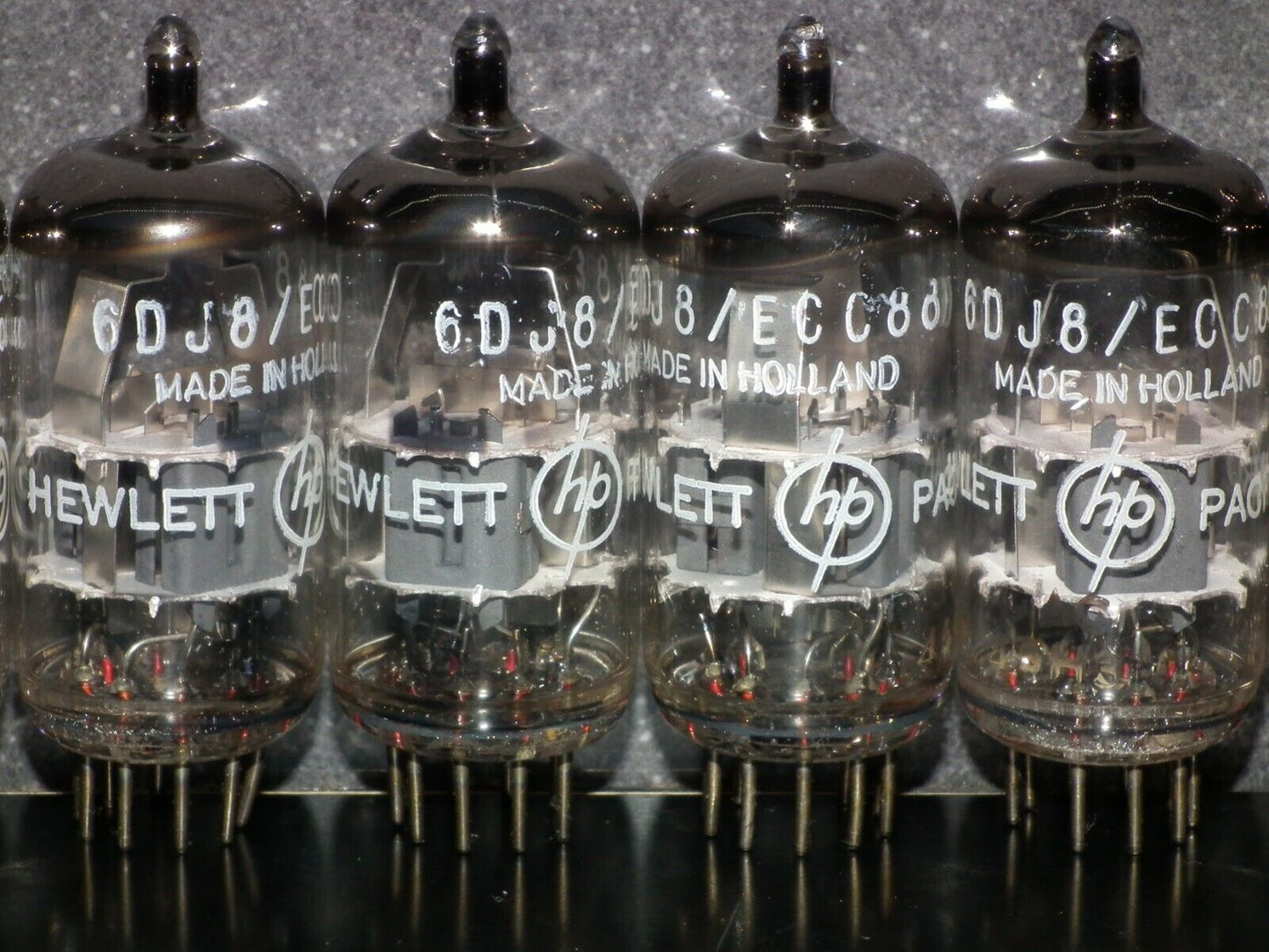 Platinum matched pair 6DJ8 HP Philips ECC88 Balanced sections, low noise