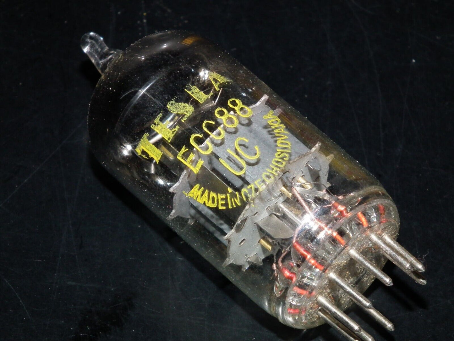 ECC88 Tesla 6DJ8 Czechoslovakia NOS NIB Tested 100% UC Code Czechoslovakia