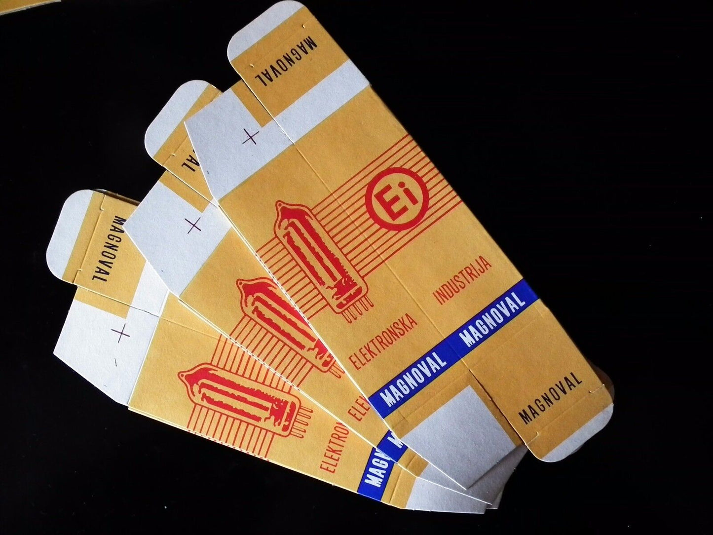 KT90 EL519 6KG6 6CA7 6L6 Fat Bottle PL519 40KG6 EI Yugoslavia Tube Boxes (4 pcs)