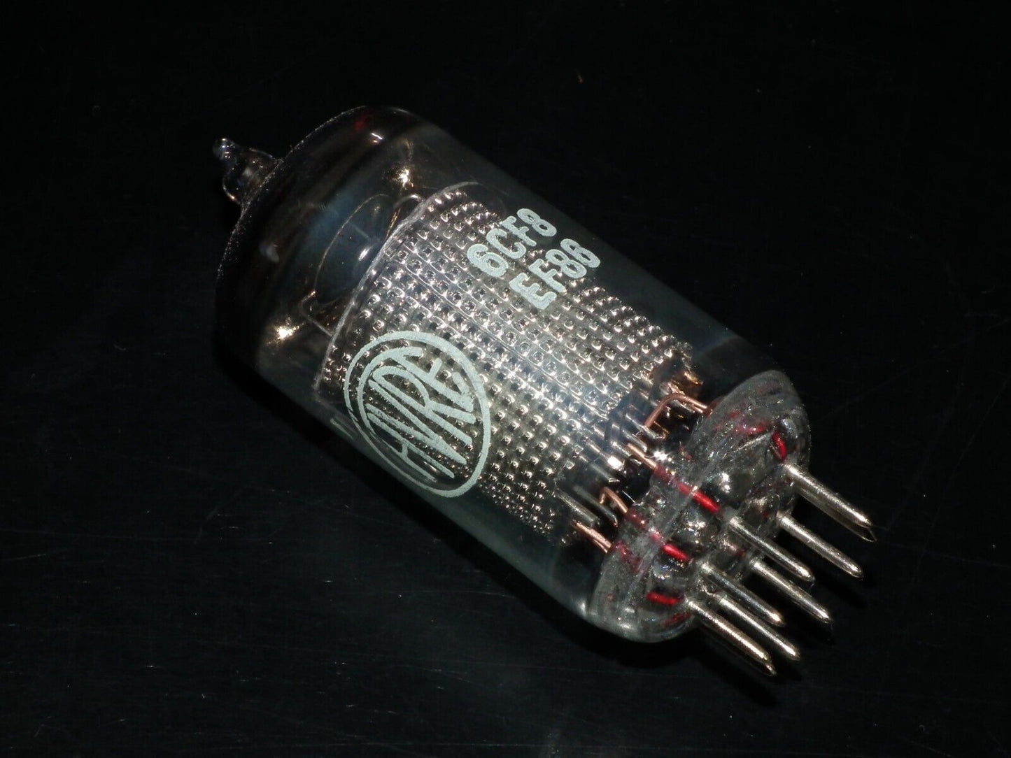 EF86 Fivre 6CF8 NOS NIB Made in Italy in 60s Silver Plate