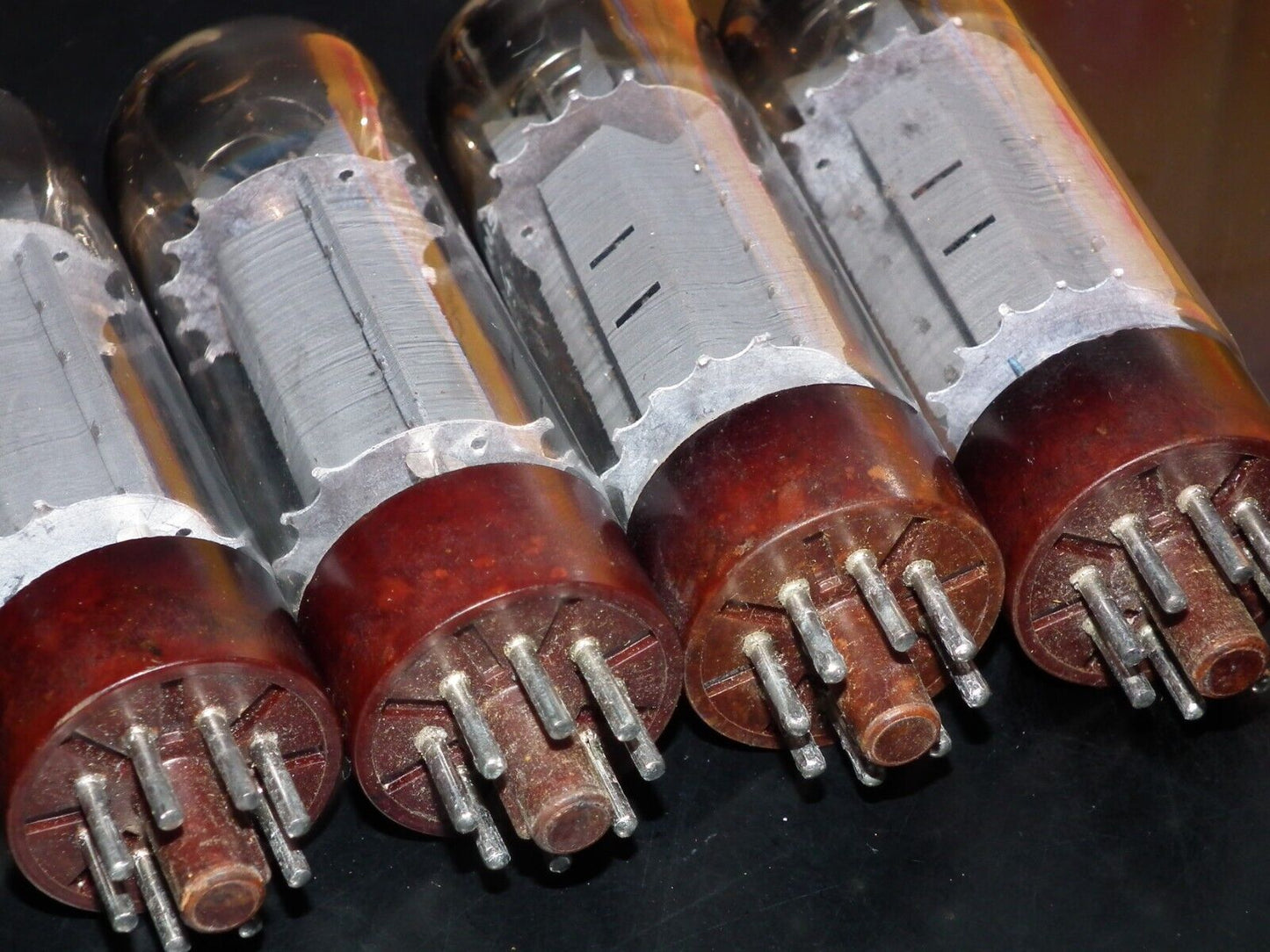 EL34 6CA7 Tesla Czechoslovakia Platinum Matched Quad Tested NOS over 100%