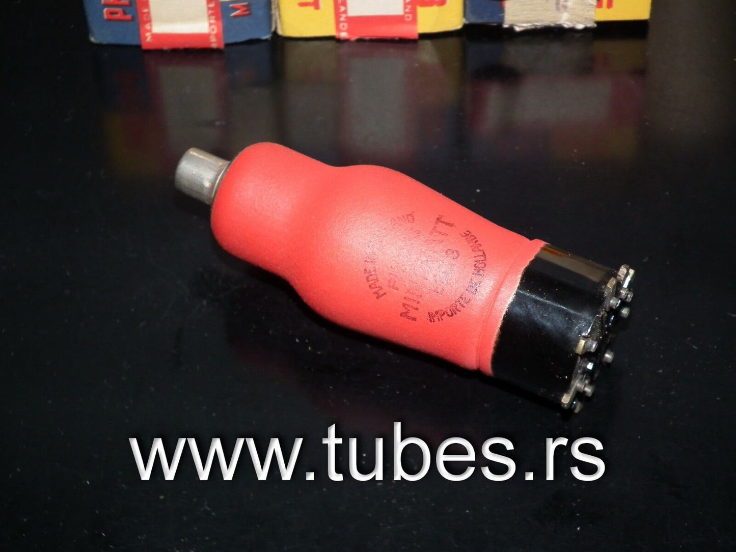Philips EBC3 radio receiver tube Made in Holland NOS NIB