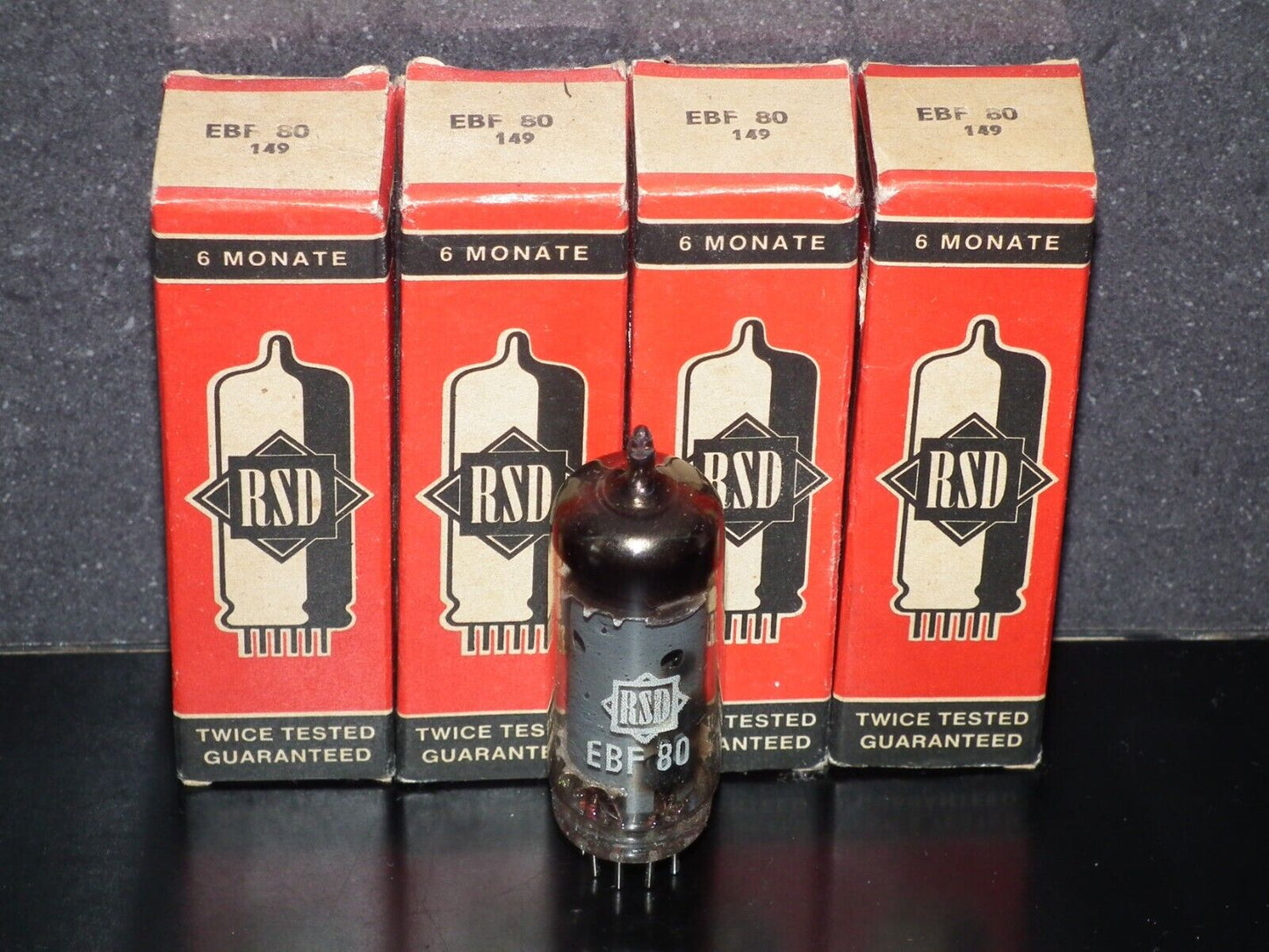 EBF80 RSD Germany 6N8 NOS NIB
