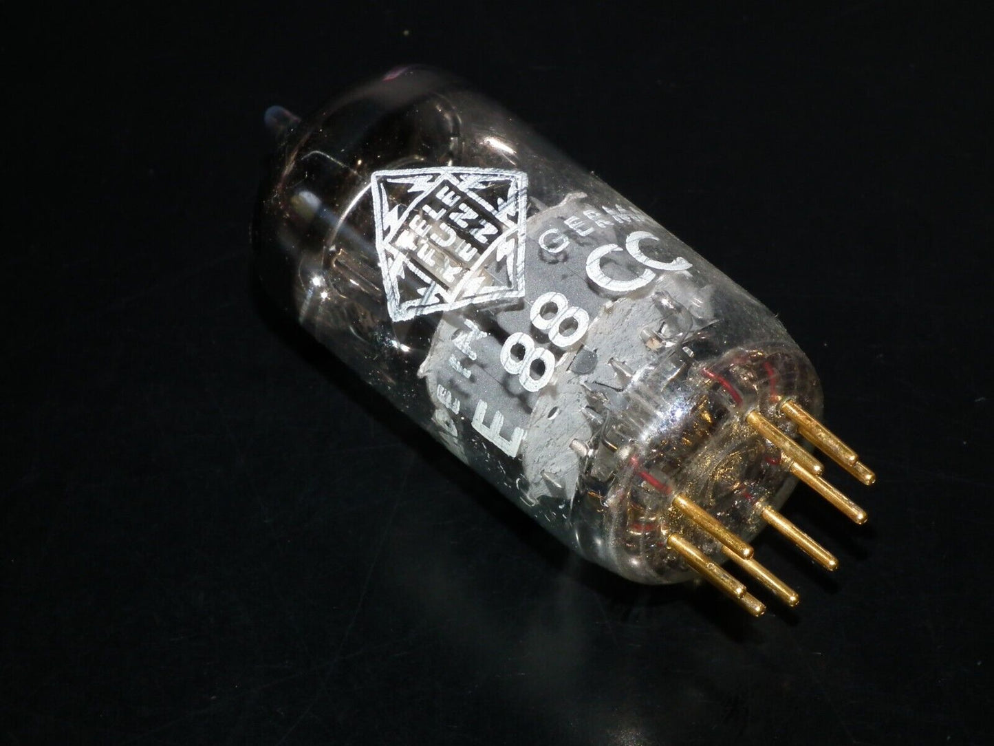E88CC Telefunken 6922 Tested NOS 115% Balanced Diamond Bottom Ulm West Germany