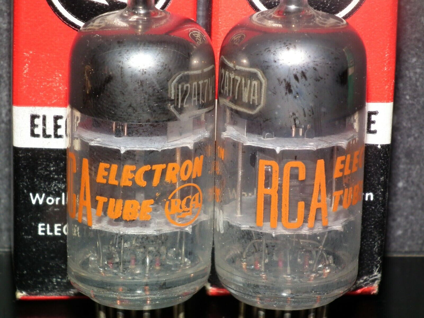 Platinum Matched Pair 6201 RCA 12AT7WA E81CC NOS NIB Premium type ECC81 12AT7
