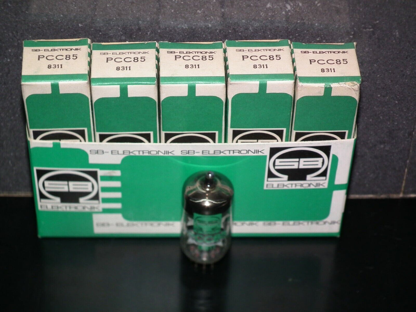 PCC85 SB Elektronik 9AQ8 NOS NIB Tested Made in West Germany GREEN LOGO