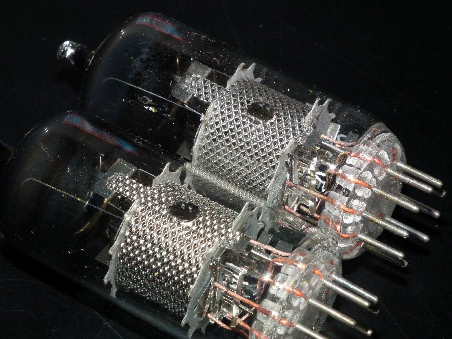 Platinum Matched Pair (2 tubes) EF184 Telefunken 6EJ7 West Germany