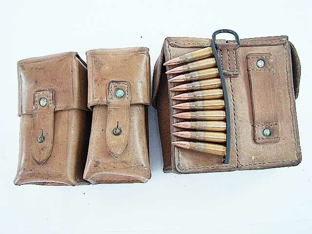 LEATHER SKS AMMO POUCH Military JNA Army Yugoslavia Belt Bag costume Star Wars