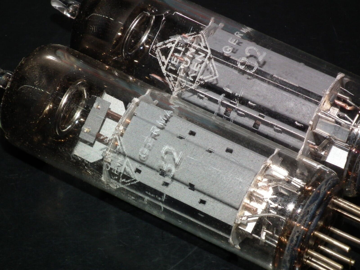 Pair (2 tubes) ECL82 Telefunken 6BM8 NOS NIB The same codes Diamond Bottoms