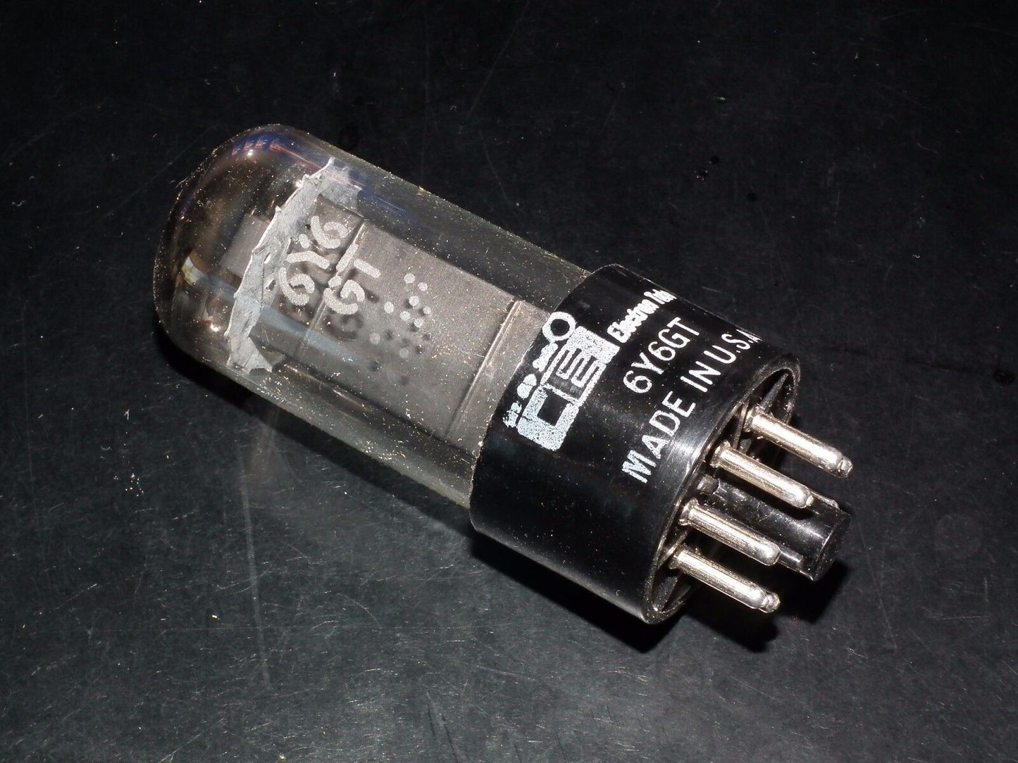 6Y6GT CEI NOS NIB tube audio pentode Made in USA