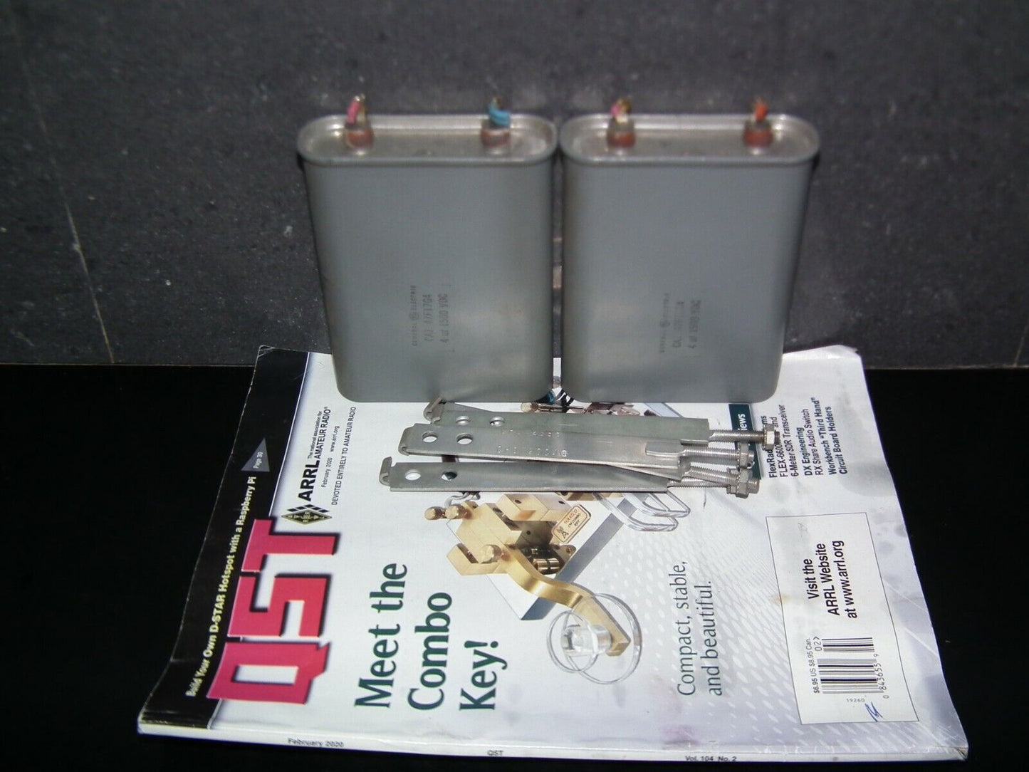 One vintage General Electric PIO capacitor 4uF 1500V DIY tube audio 4mfd 1.5KV