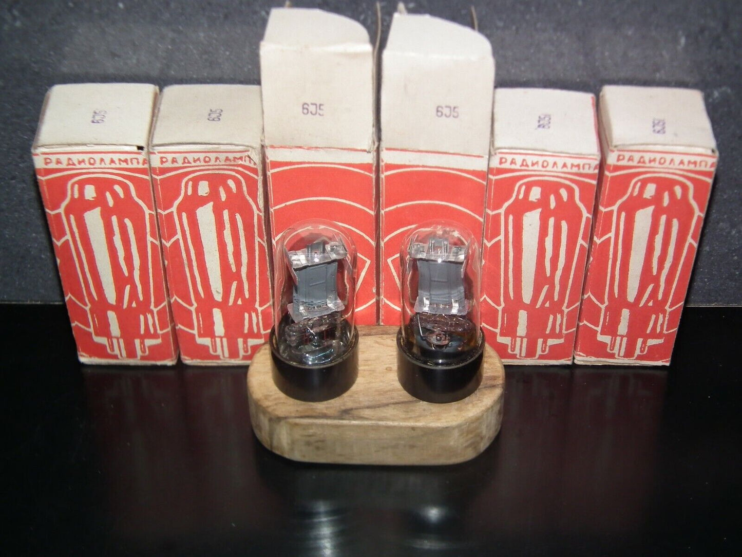Platinum Matched Pair 6J5 NEVZ NOS NIB Made in Soviet Union (6J5G 6J5GT)