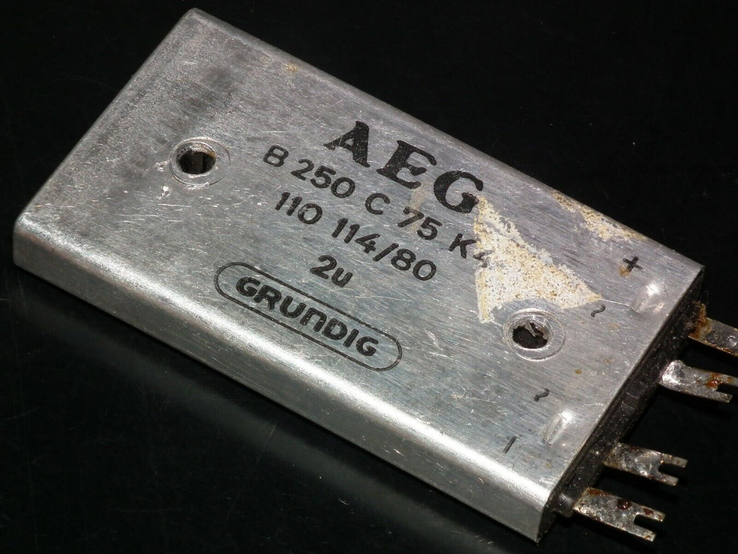 AEG selenium rectifier B250C75 250V 75mA Used, tested OK, DIY tube audio