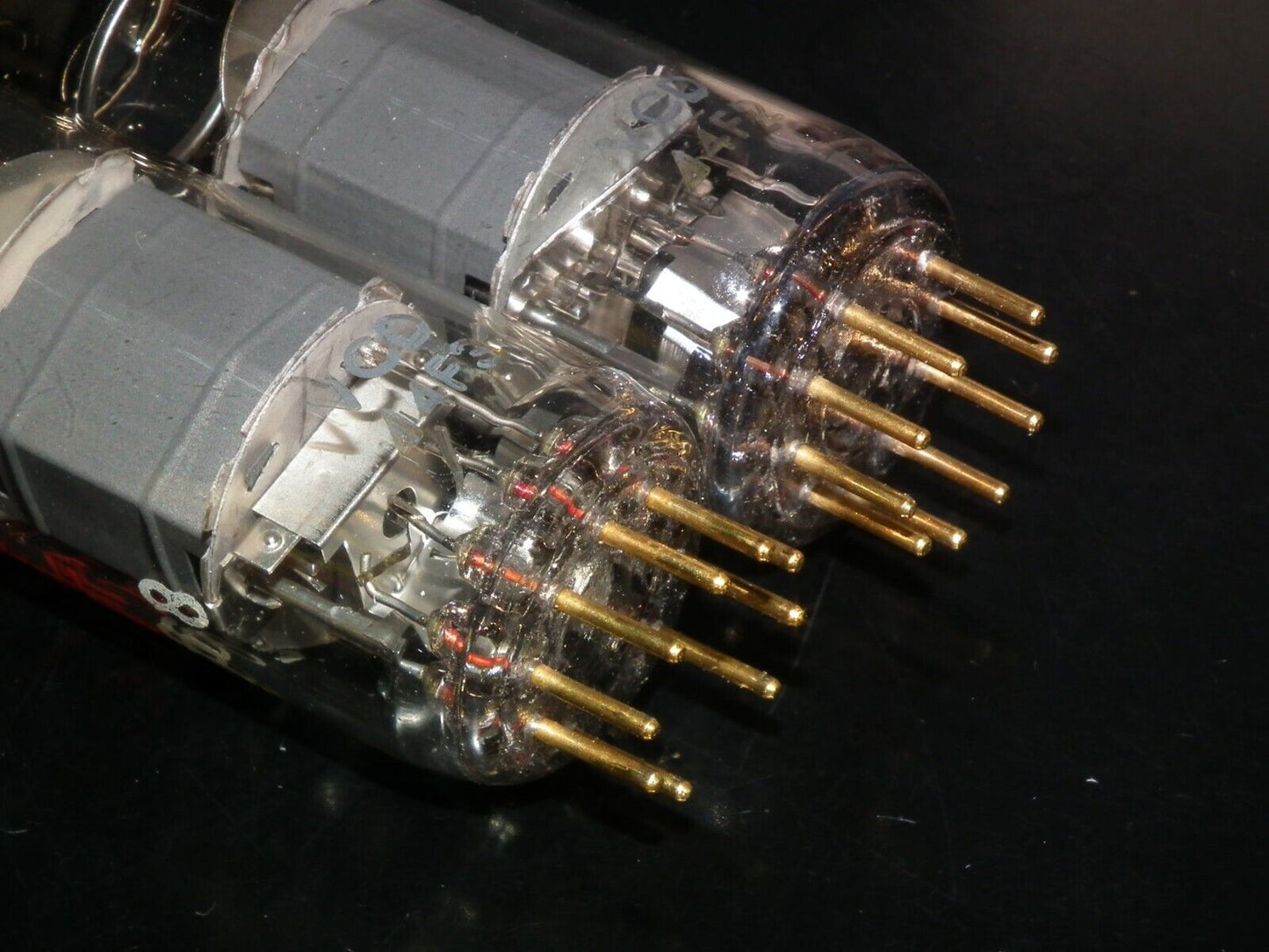 E80F Valvo 6084 Matched Pair NOS NIB EF86 sub Red Logo Philips Heerlen 1964