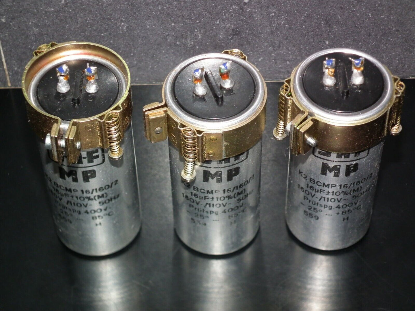 One vintage PIO capacitor 16 uF / 160V SAF West Germany 1959 DIY Tube Audio